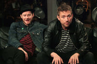 Jamie Hewlett and Damon Albarn of Gorillaz 2