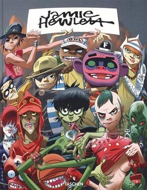  and Tank Girl on Hewlett's art book