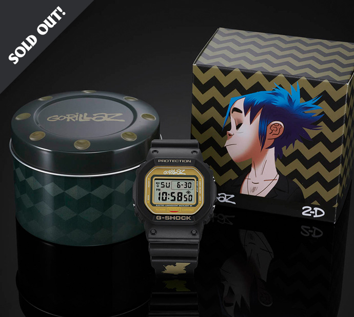 g shock watches gorillaz