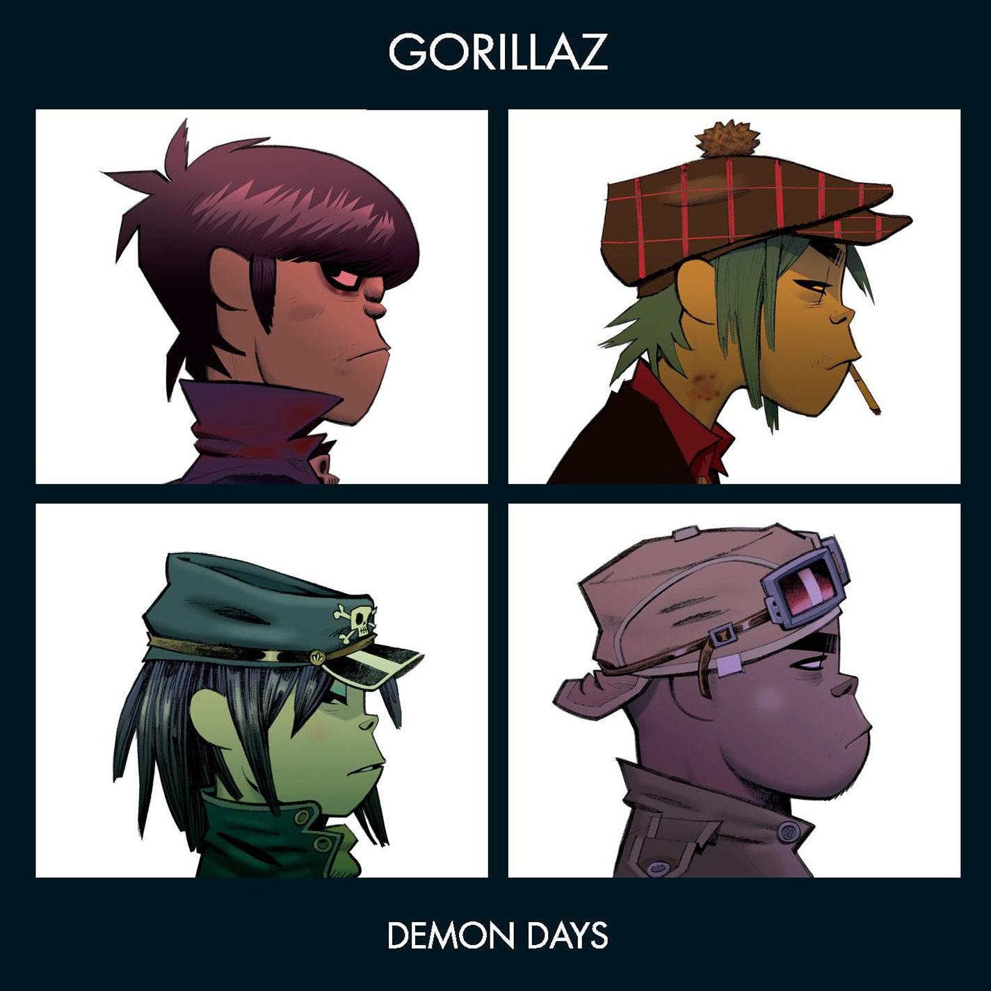 gorillaz demon days album artwork