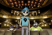 Gorillaz inside the Manchester Opera House