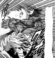 Homuraya attacking Akira