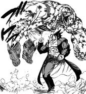 Akira lifting Gau Gau Banchou from the punch