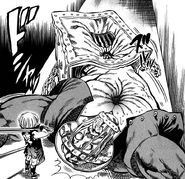 Kobushi defeating Komori while saving him