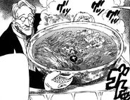 Gokurou serving food