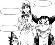 Soara with Akira, Takeshi and her mother