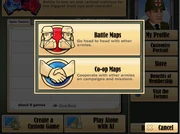 Maps of Battalion Arena Screen