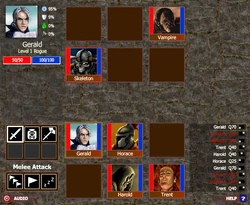 Monsters' Den battle