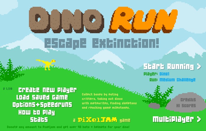 Dinosaur Runner, Dinosaur Game