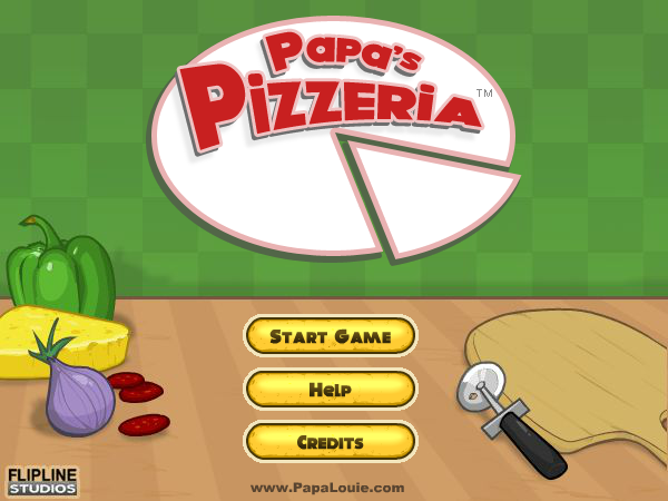 Papa`s Pizzeria,this game is so awesome!I love papa louie gamesYou can  play this at Flipline.