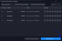 Create emulator with android 7(1)
