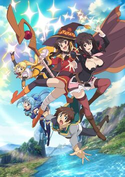 ALL IMAGES VIDEOS SHOPPING NEW Megumin I Kono Subarashii Sekai ni Shukufuku  wo! Wiki I FANDOM powered konosuba.wwk\a.com >wiki » Megumwn Megumin (57)  «am) is an Arch Wizard of the Crimson Magic