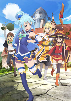 ALL IMAGES VIDEOS SHOPPING NEW Megumin I Kono Subarashii Sekai ni Shukufuku  wo! Wiki I FANDOM powered konosuba.wwk\a.com >wiki » Megumwn Megumin (57)  «am) is an Arch Wizard of the Crimson Magic