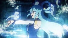 Aqua purifies the Undead..