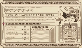 La tarjeta de habilidades de .