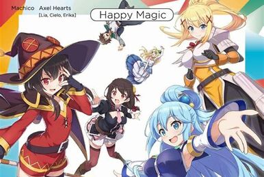 KonoSuba: Fantastic Days on X: Happy New Year from Kazuma and his party!  🥳 Are you ready to embark on an adventure with the legendary party of  Kazuma, Aqua, Megumin and Darkness?!