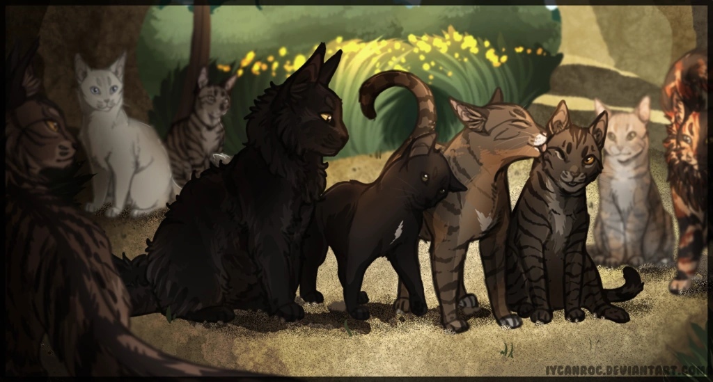 коты воители горелый. коты воители стая. коты воители рыжинка и ласточка. коты воители лидер. коты воители знамение звезд.