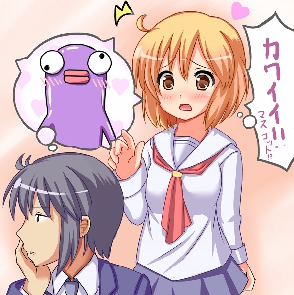 kotoura haruka and manabe yoshihisa (kotoura-san) drawn by