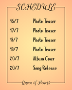 Schedule