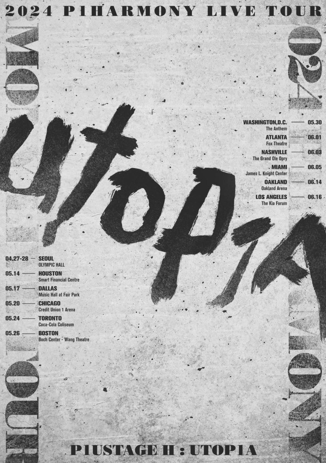 2024 P1Harmony Live Tour 'P1ustage H : UTOP1A' | Kpop Wiki