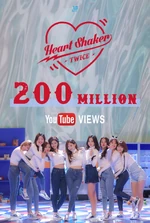 "Heart Shaker" 200 Million views poster