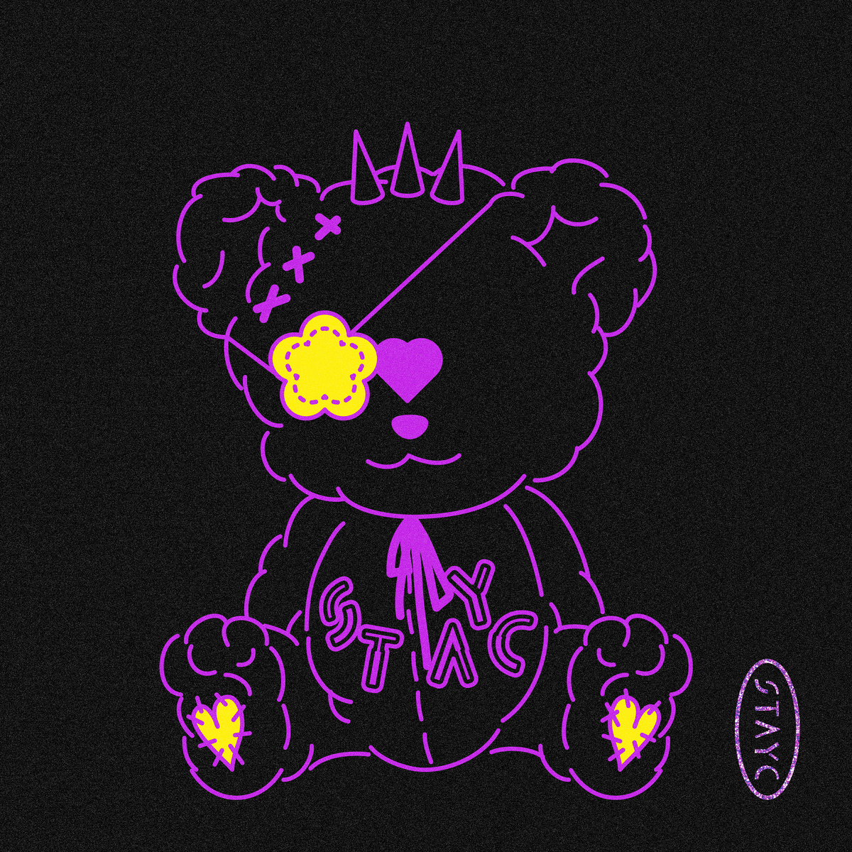 STAYC Teddy Bear Japan トレカ ソロ 盤 solo コンプの通販 by