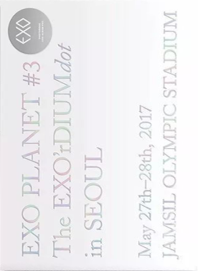EXO EXO PLANET #3 THE EXO'RDIUM [DOT] Live Concert CD+