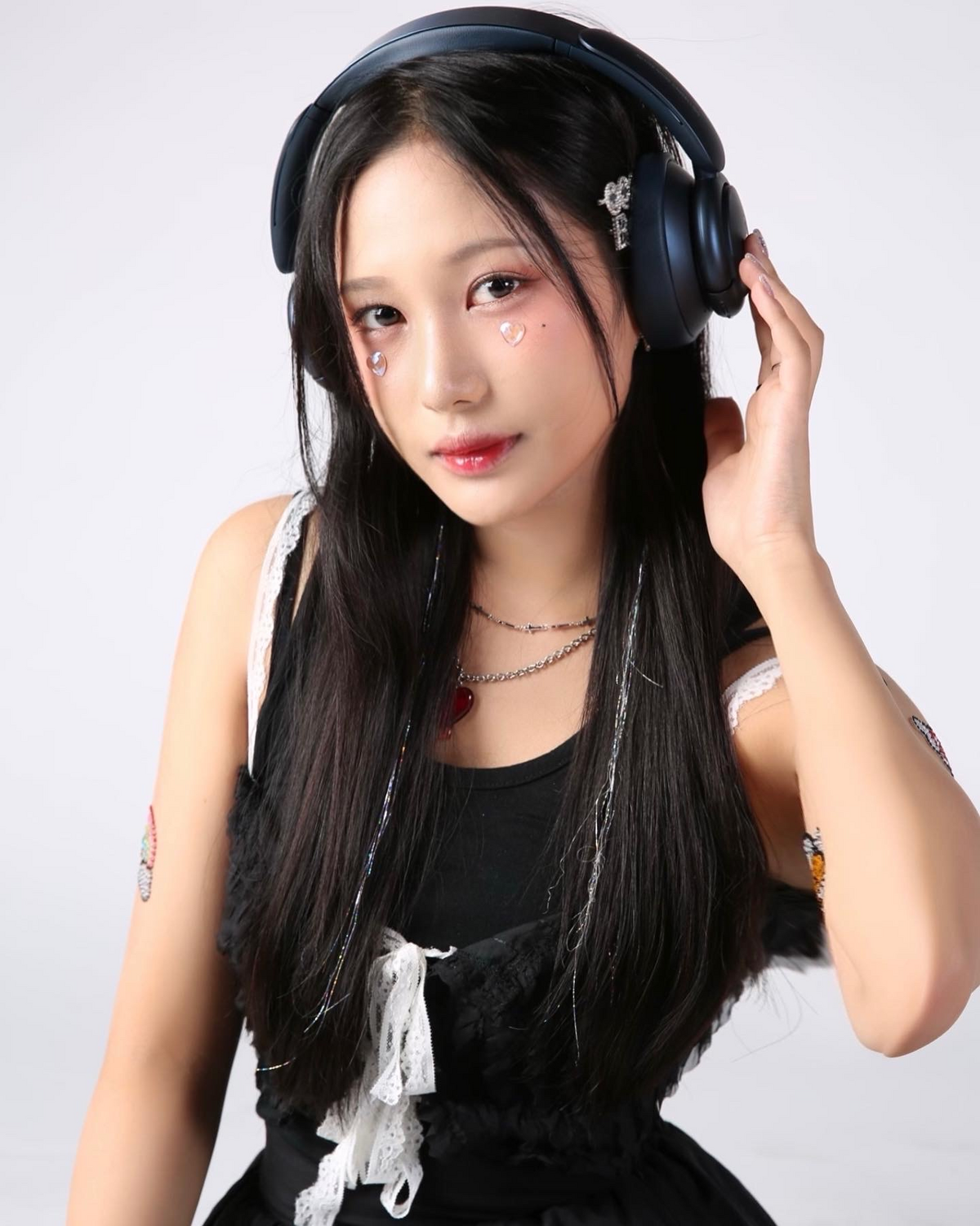 ☆韓国の人気☆【GLOWNY】☆BLACK CHERRY HAIR CLI.P☆ GLOWNY] BLACK CHERRY HAIR CLIP 正規品 韓国ブランド 韓国通販