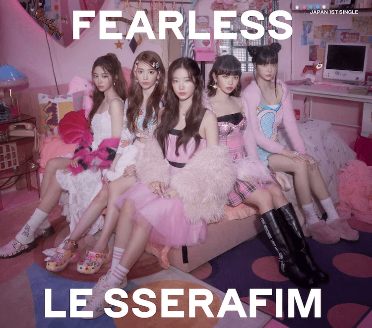 LE SSERAFIM YUNJIN ユンジン FEARLESS トレーディングカード