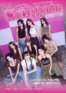 TWICE 2023 Fanmeeting ONCE Again poster