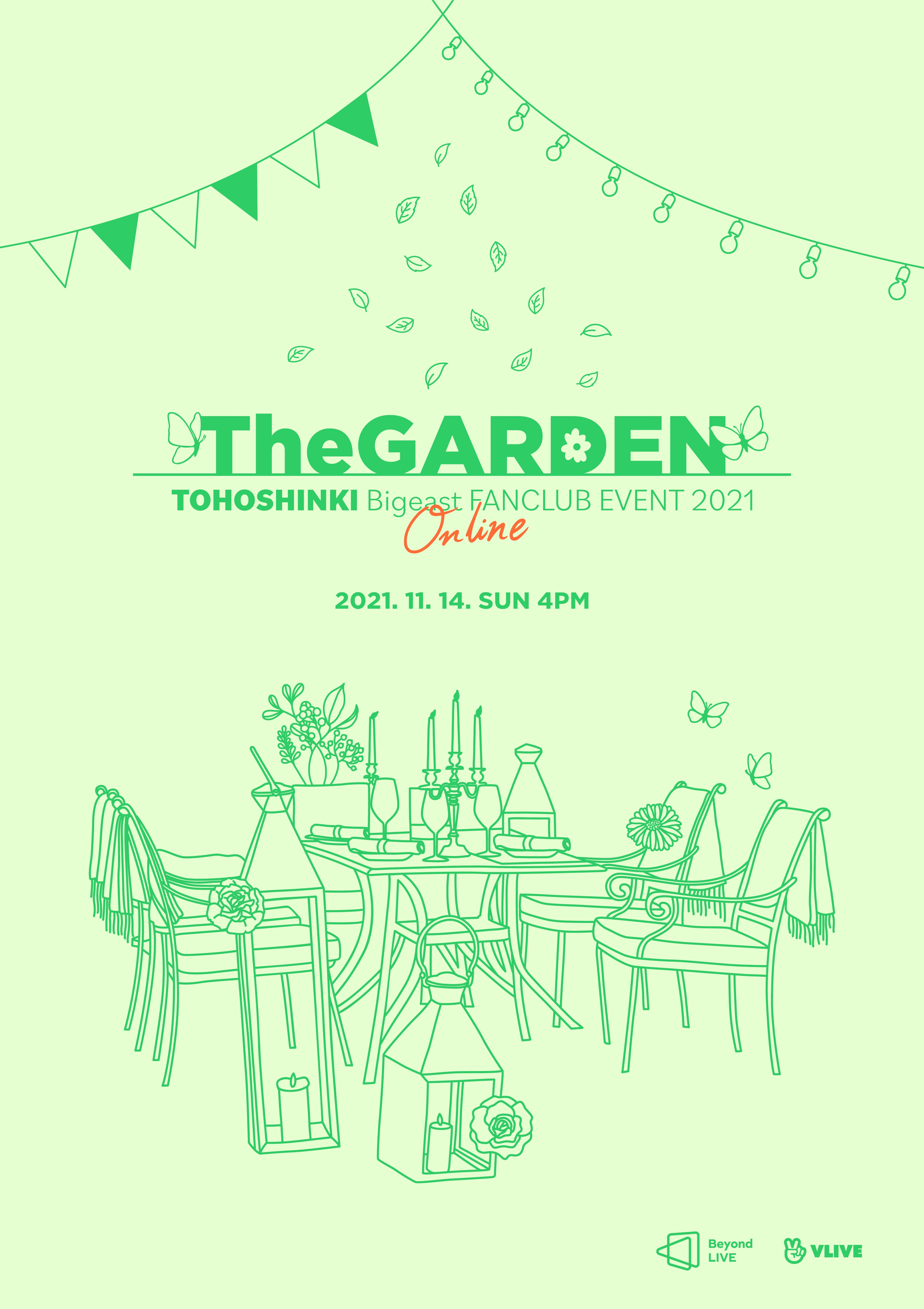TVXQ Bigeast Fanclub Event 2021 Tohoshinki The Garden~Online