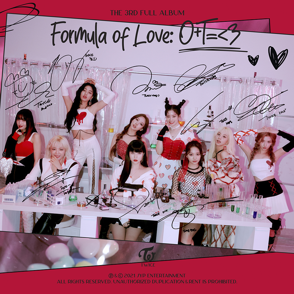TWICE - The 3rd Full Album [Formula of Love: O+T=<3] Official Poster D