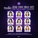 Girls Planet 999 final 9 member debut lineup