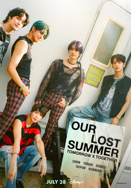 TXT TOMORROW X TOGETHER Our Lost Summer poster