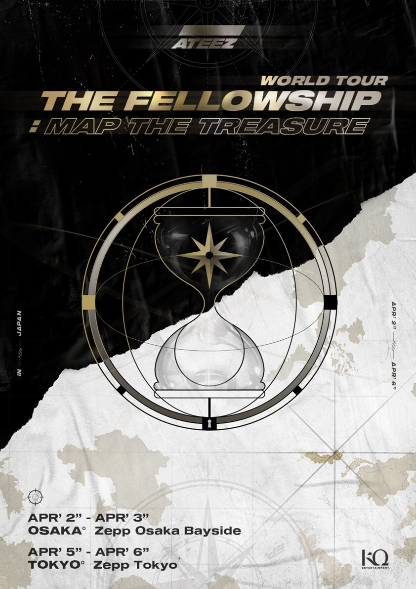 ATEEZ World Tour The Fellowship: Map The Treasure | Kpop Wiki | Fandom
