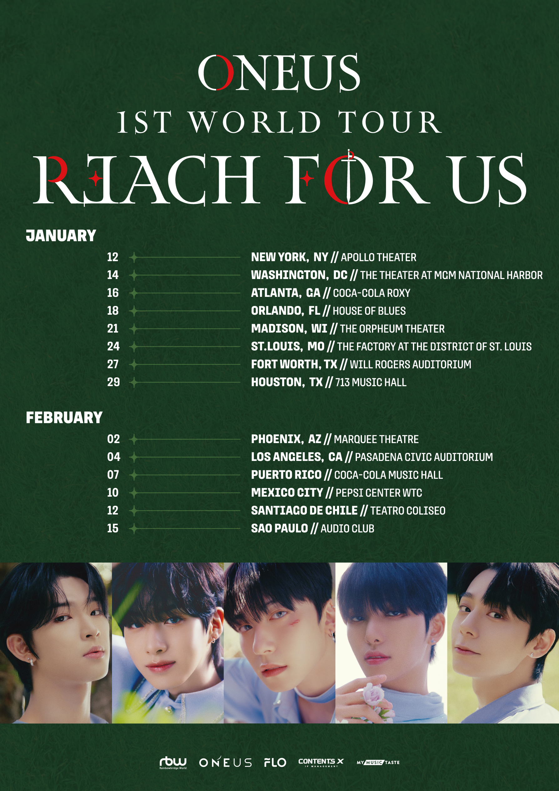 ONEUS 1st World Tour [Reach For Us] | Kpop Wiki | Fandom