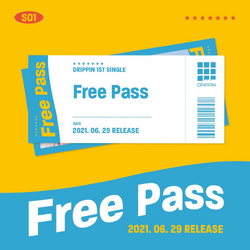 drippin free pass ドンユン サイン ポラロイド DRIPPIN Single Album Vol. 1 - Free Pass (Random) | KPOPMART.COM