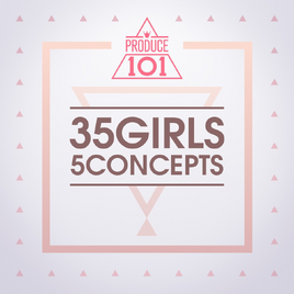 Produce 101 35 Girls 5 Concepts cover art