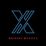 Xdinary Heroes hello world logo