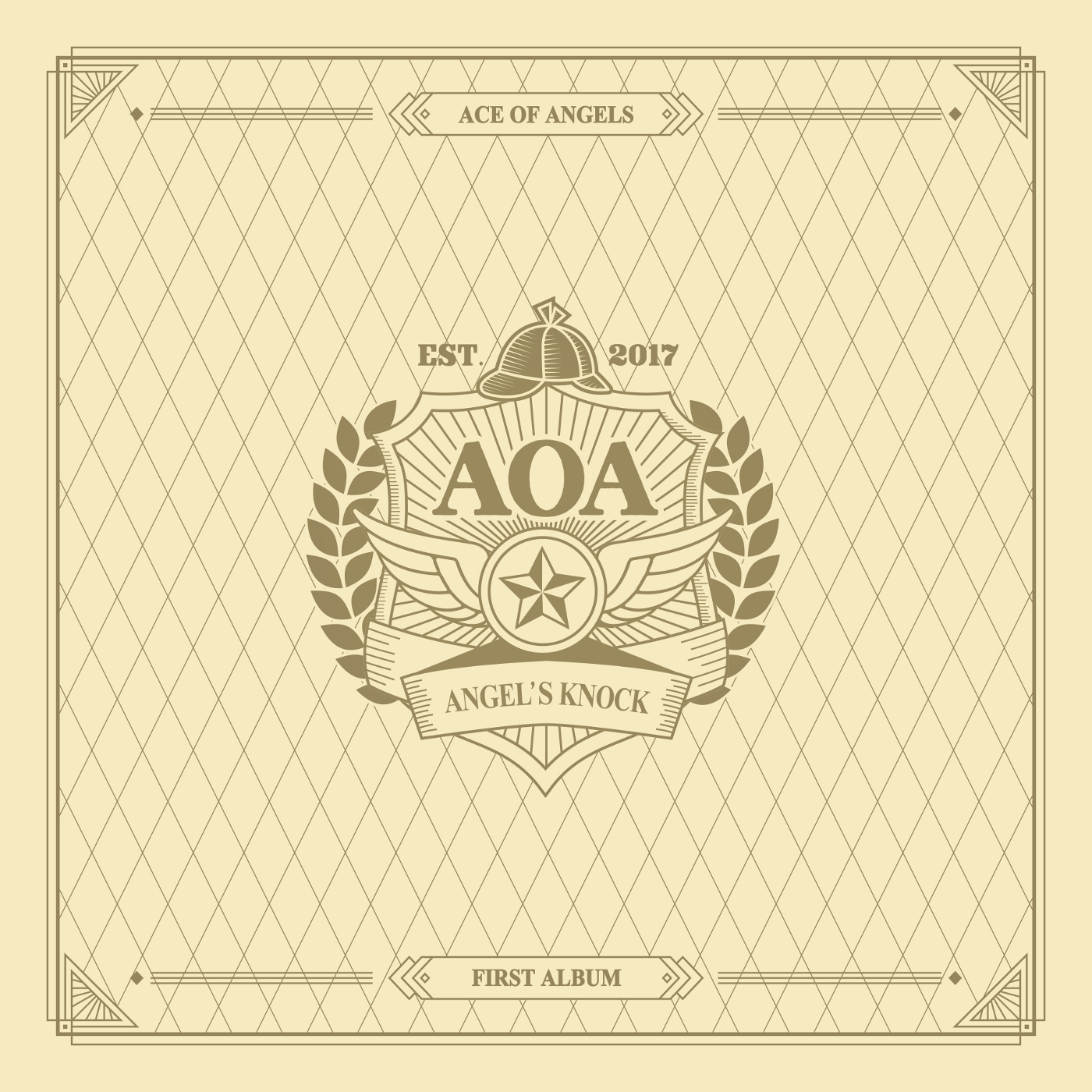 AOA - AOA-[ANGEL'S KNOCK] 1st Album B Ver CD+64p Photo Book+