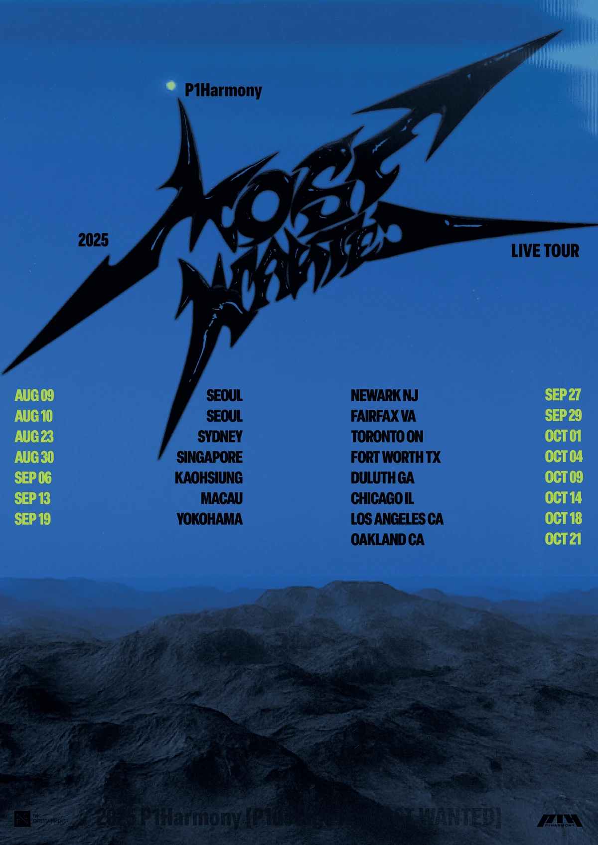 2025 P1Harmony Live Tour 'P1ustage H : Most Wanted' | Kpop Wiki