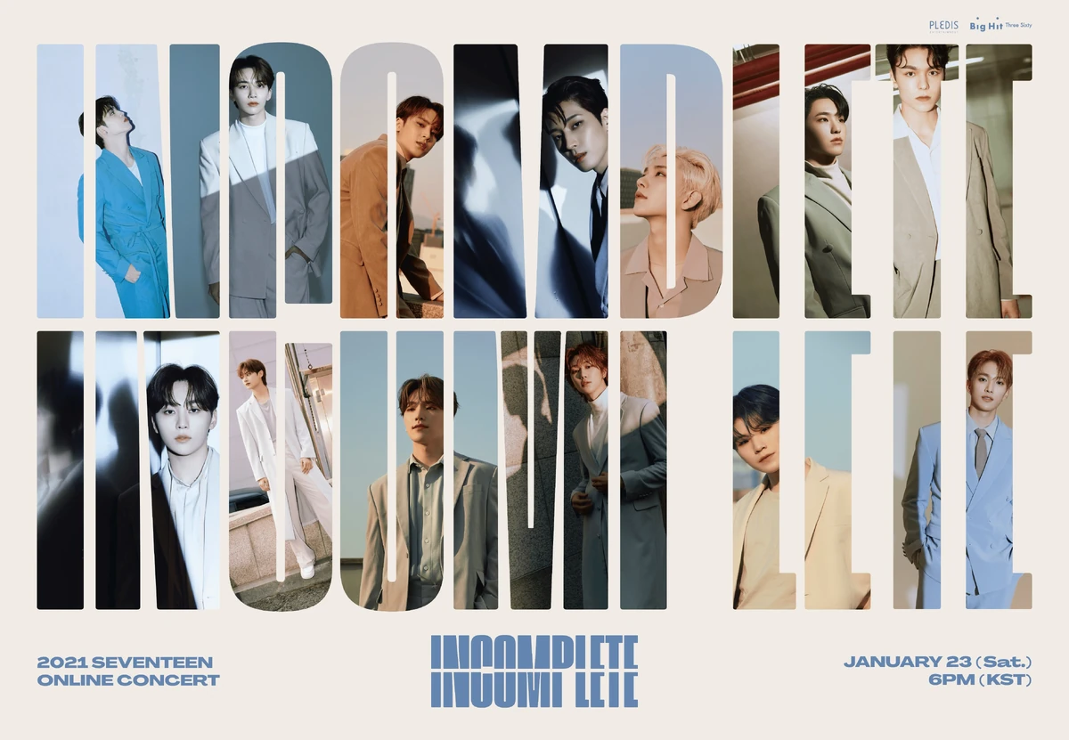 2021 SEVENTEEN Online Concert 'In-Complete' | Kpop Wiki | Fandom