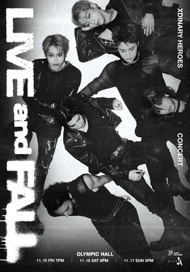 Xdinary Heroes Live and Fall Concert poster