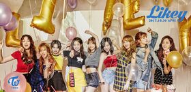 Imagen promocional de Twice para "Likey"