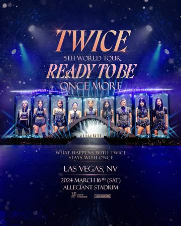 TWICE announce the large venues and dates to their 5th world tour