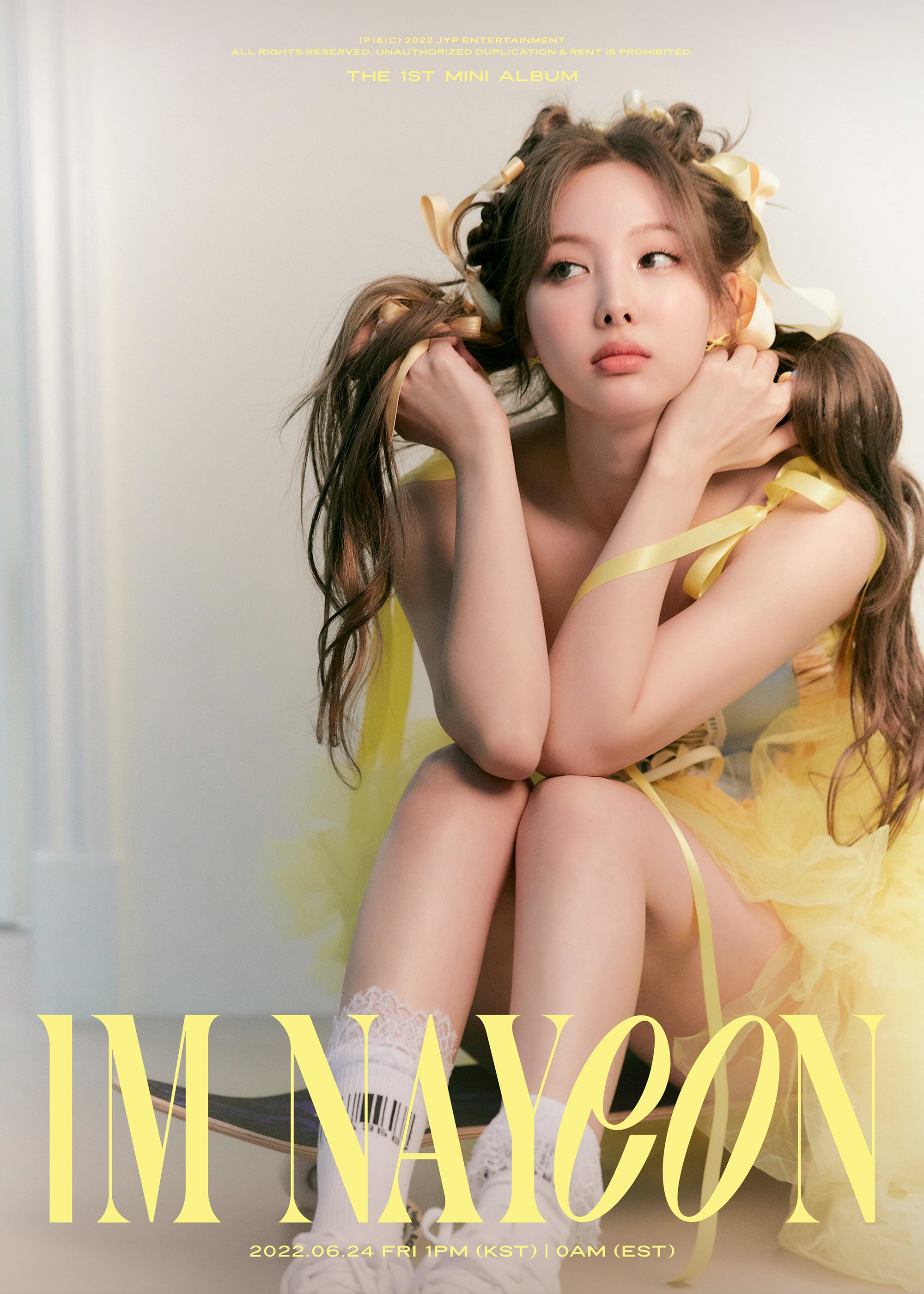 TIEDIC Kpop Nayeon Twice Concept Poster for Between 1 And 2 Talk