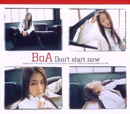BoA Don't Start Now Japan single cover art