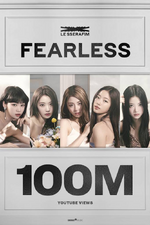 "Fearless" 100 Million views poster