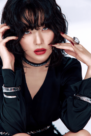 ◇TATIANA◇ [Red Velvet Seulgi wearing] (Silver 925) Multi-O Silver Heart Rhinestones Glasses | Seulgi - Red Velvet
