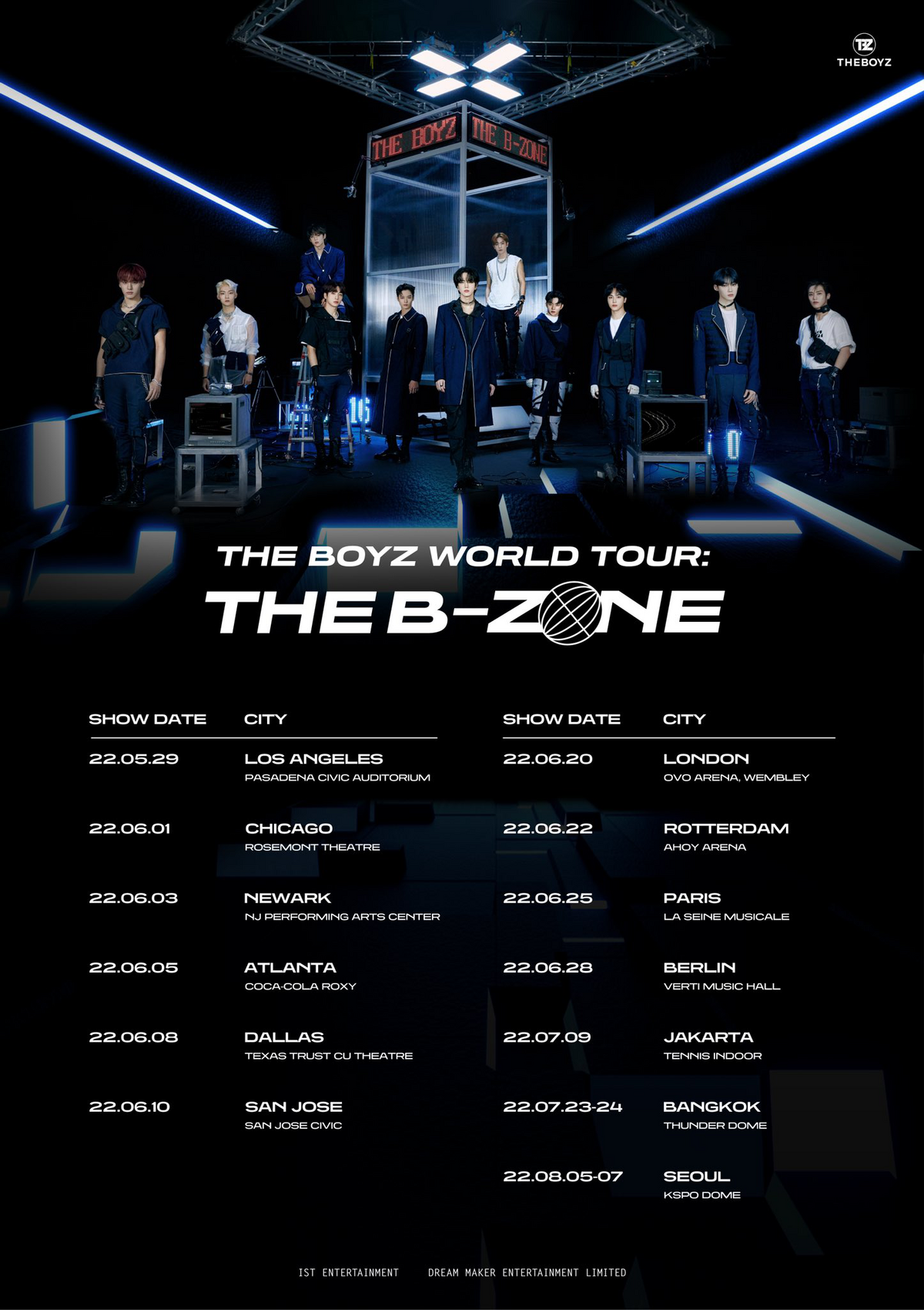 THE BOYZ JAPAN TOUR THE B ZONE DVD